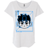 T-Shirts Heather White / X-Small Cyber Helmet Rokkuman Triblend Dolman Sleeve