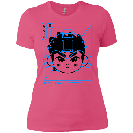 T-Shirts Hot Pink / X-Small Cyber Helmet Rokkuman Women's Premium T-Shirt