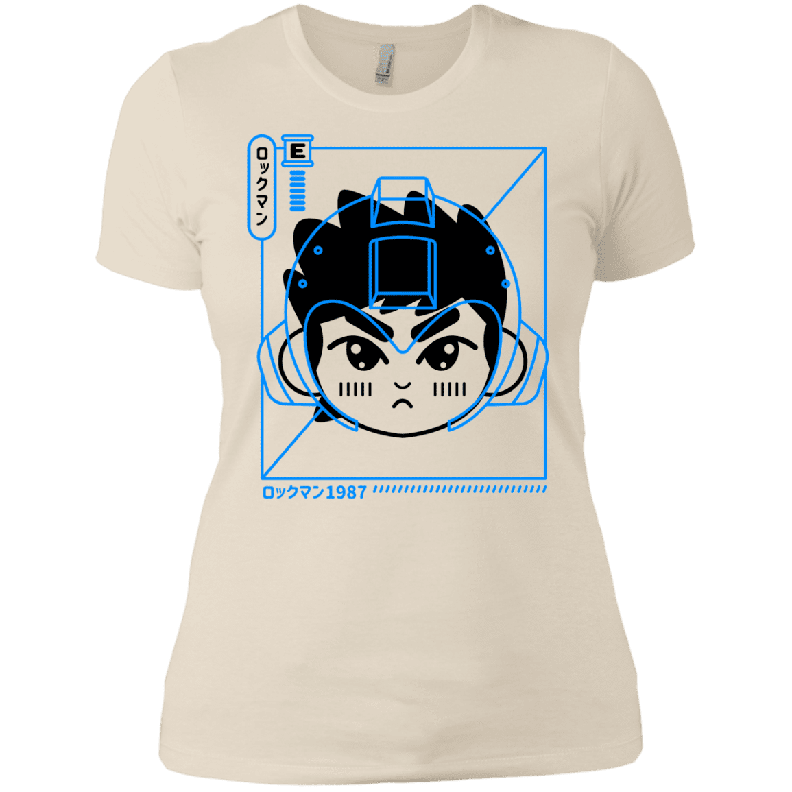 T-Shirts Ivory/ / X-Small Cyber Helmet Rokkuman Women's Premium T-Shirt