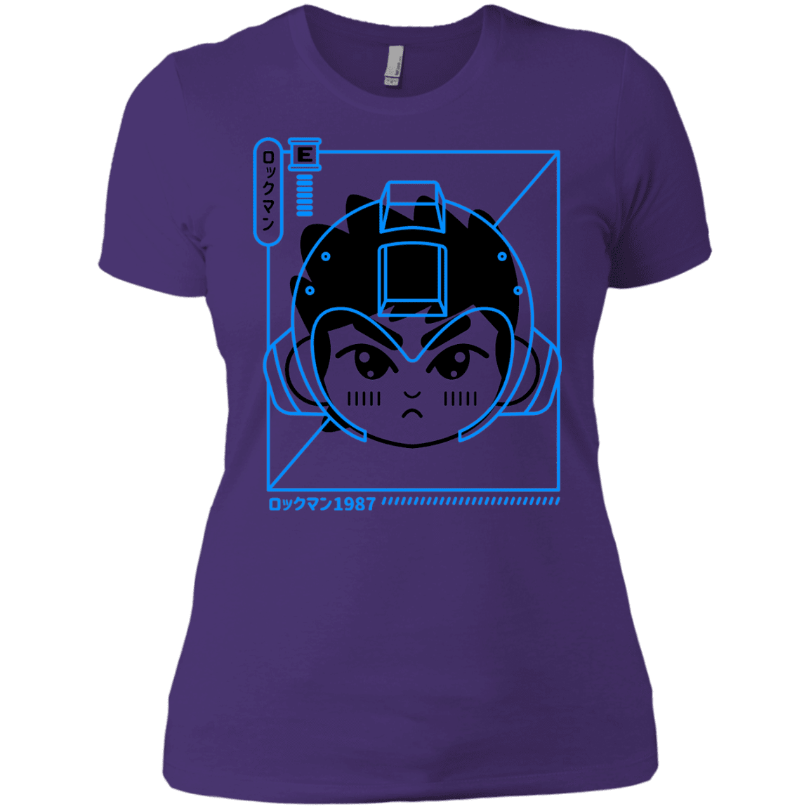 T-Shirts Purple Rush/ / X-Small Cyber Helmet Rokkuman Women's Premium T-Shirt