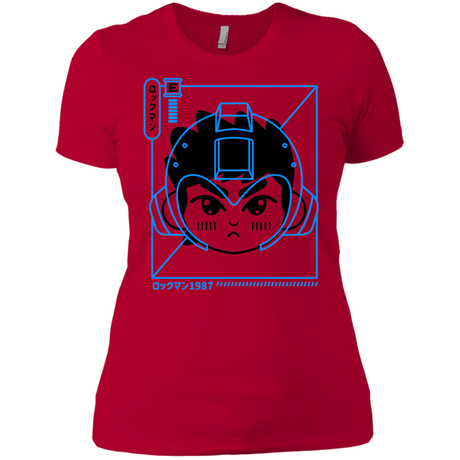 T-Shirts Red / X-Small Cyber Helmet Rokkuman Women's Premium T-Shirt