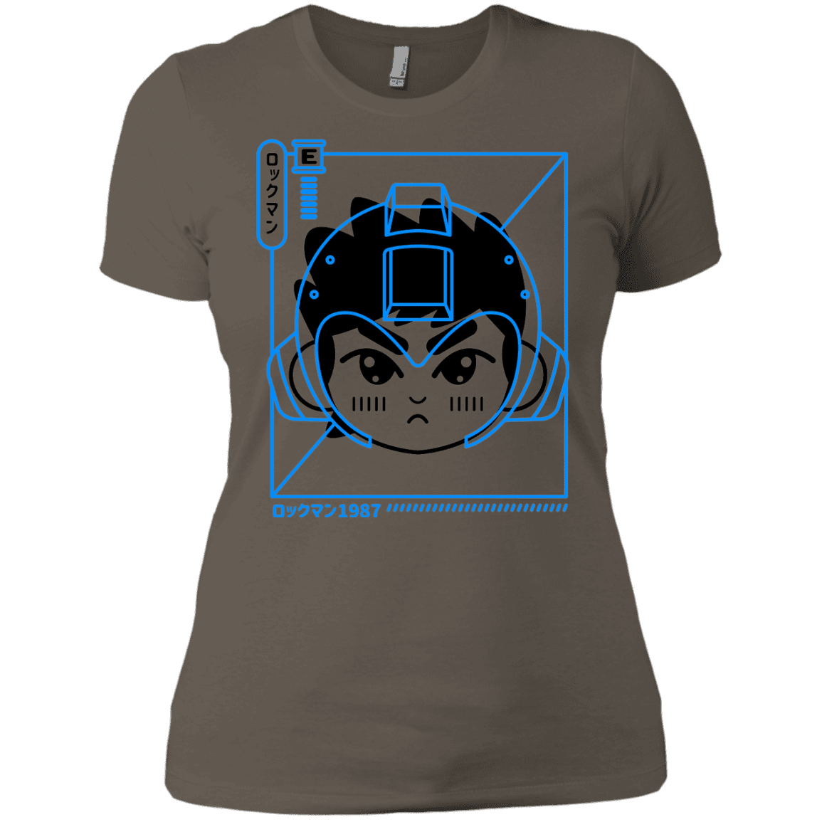 T-Shirts Warm Grey / X-Small Cyber Helmet Rokkuman Women's Premium T-Shirt
