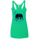 T-Shirts Envy / X-Small Cyber Helmet Rokkuman Women's Triblend Racerback Tank