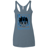 T-Shirts Indigo / X-Small Cyber Helmet Rokkuman Women's Triblend Racerback Tank
