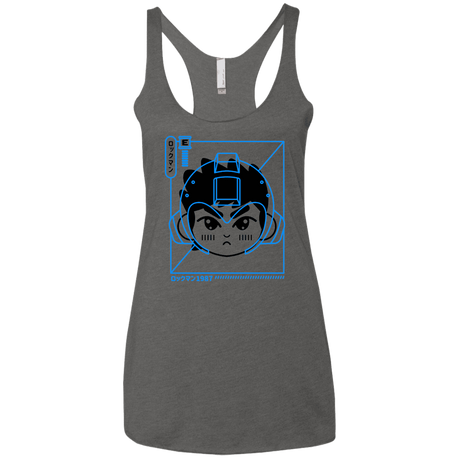 T-Shirts Premium Heather / X-Small Cyber Helmet Rokkuman Women's Triblend Racerback Tank