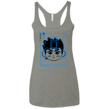 T-Shirts Venetian Grey / X-Small Cyber Helmet Rokkuman Women's Triblend Racerback Tank