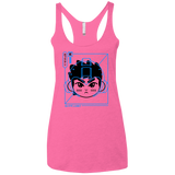 T-Shirts Vintage Pink / X-Small Cyber Helmet Rokkuman Women's Triblend Racerback Tank