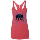 T-Shirts Vintage Red / X-Small Cyber Helmet Rokkuman Women's Triblend Racerback Tank