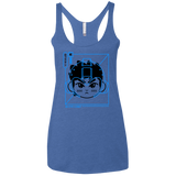 T-Shirts Vintage Royal / X-Small Cyber Helmet Rokkuman Women's Triblend Racerback Tank