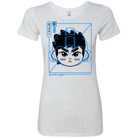 T-Shirts Heather White / S Cyber Helmet Rokkuman Women's Triblend T-Shirt