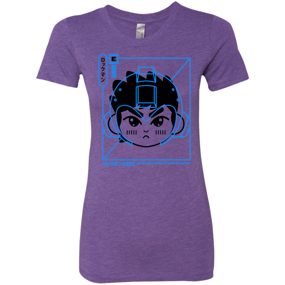 T-Shirts Purple Rush / S Cyber Helmet Rokkuman Women's Triblend T-Shirt