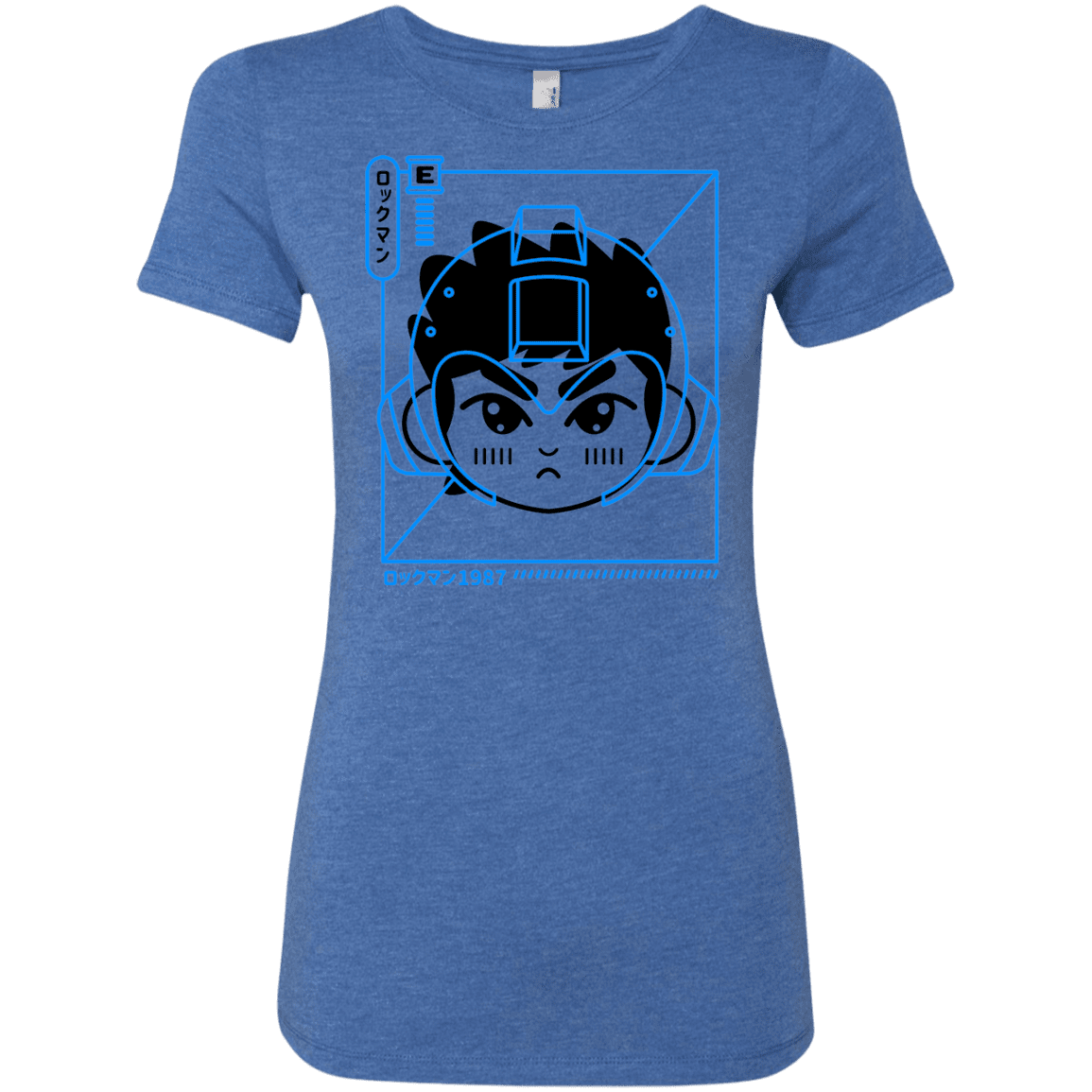 T-Shirts Vintage Royal / S Cyber Helmet Rokkuman Women's Triblend T-Shirt