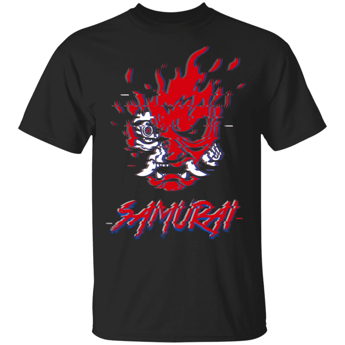 T-Shirts Black / S Cyber Samurai T-Shirt