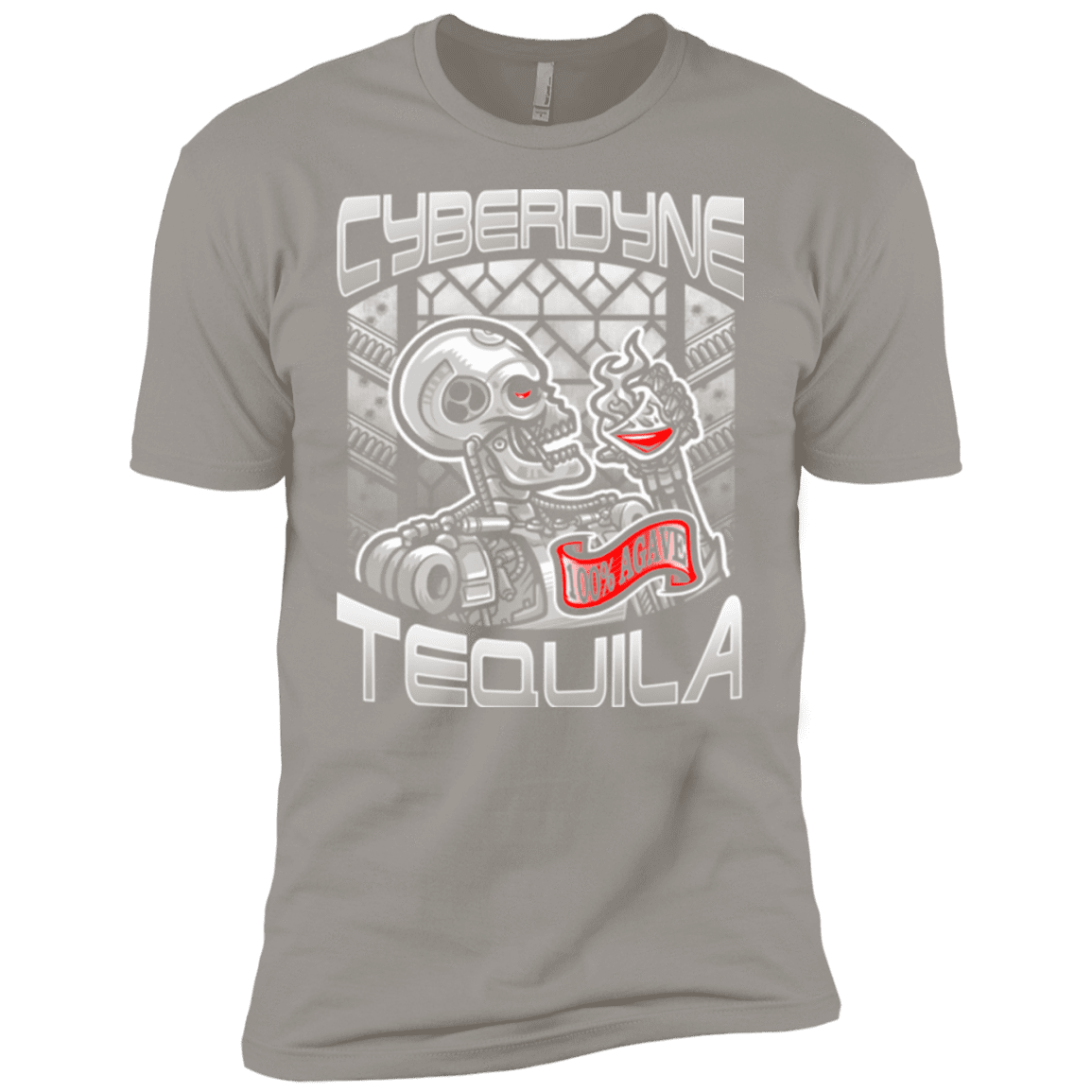 T-Shirts Light Grey / YXS Cyberdyne Whiskey Boys Premium T-Shirt