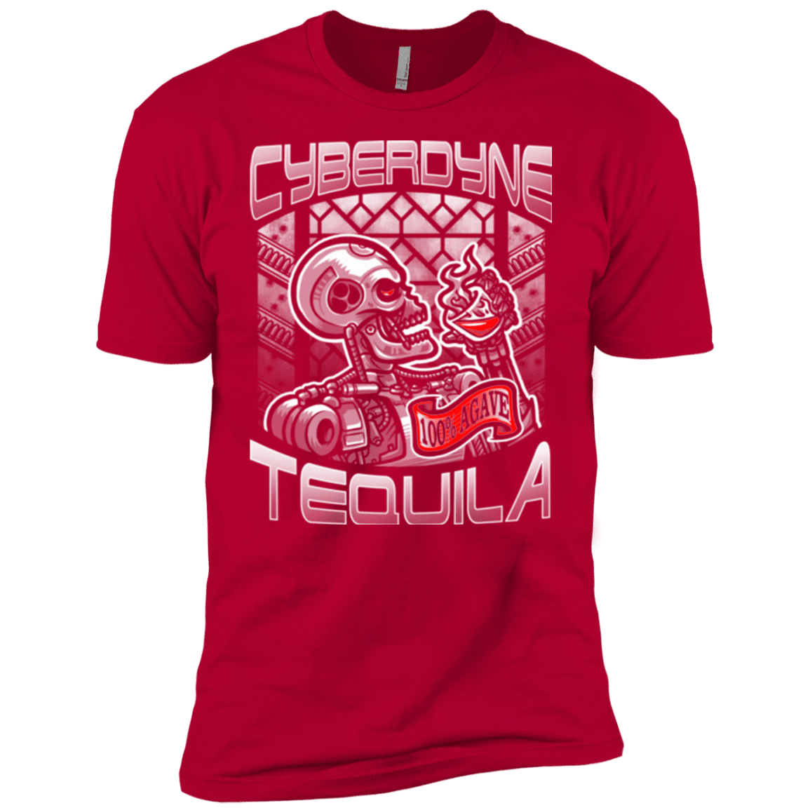 T-Shirts Red / YXS Cyberdyne Whiskey Boys Premium T-Shirt