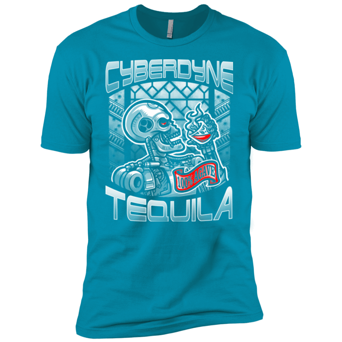 T-Shirts Turquoise / YXS Cyberdyne Whiskey Boys Premium T-Shirt