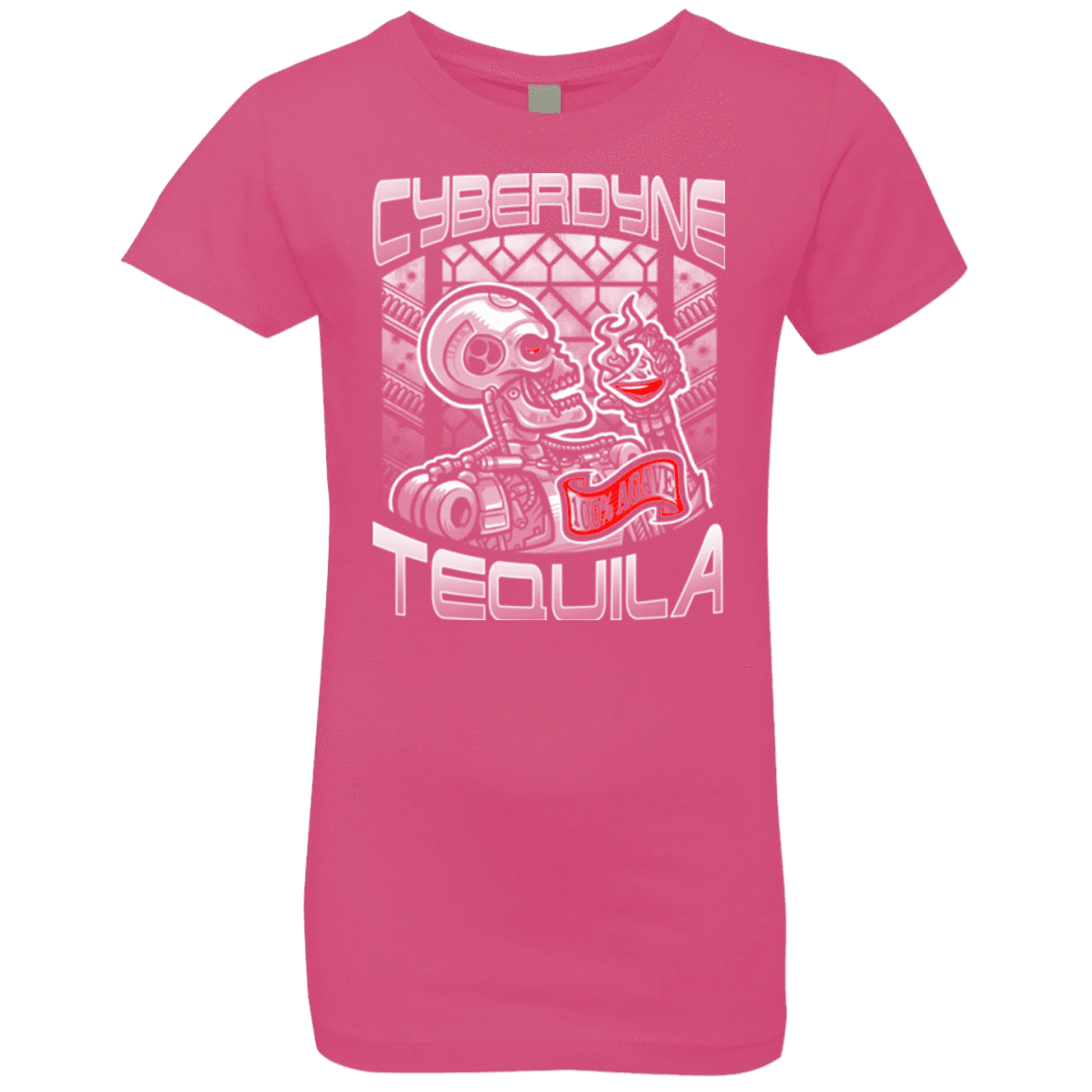 T-Shirts Hot Pink / YXS Cyberdyne Whiskey Girls Premium T-Shirt