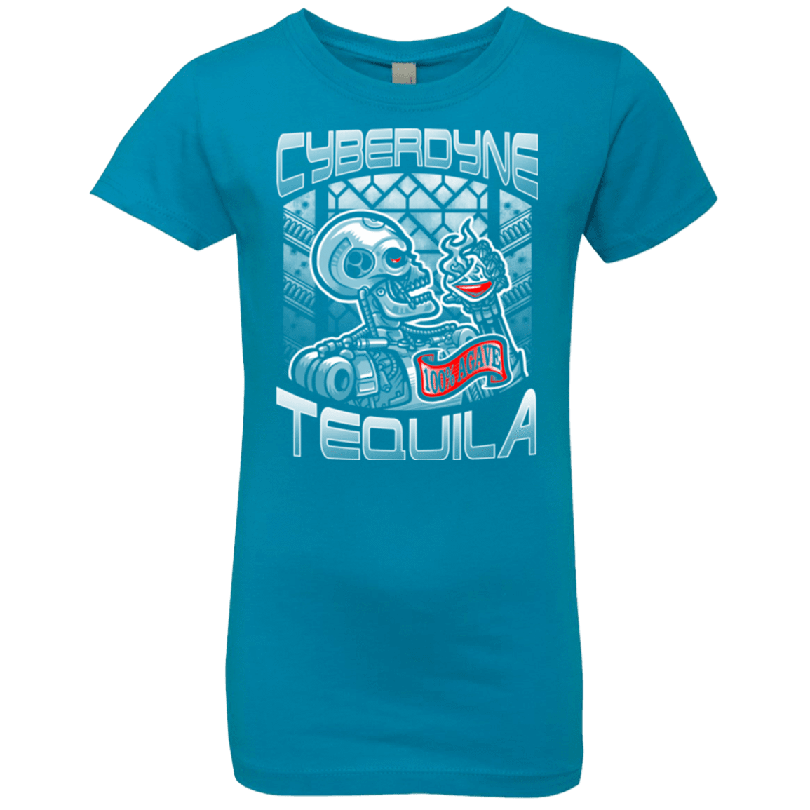 T-Shirts Turquoise / YXS Cyberdyne Whiskey Girls Premium T-Shirt