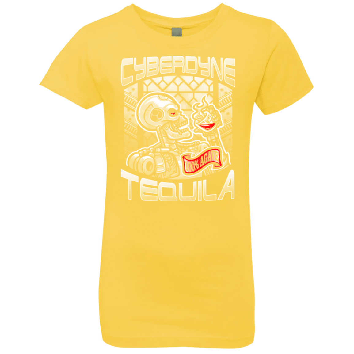 T-Shirts Vibrant Yellow / YXS Cyberdyne Whiskey Girls Premium T-Shirt