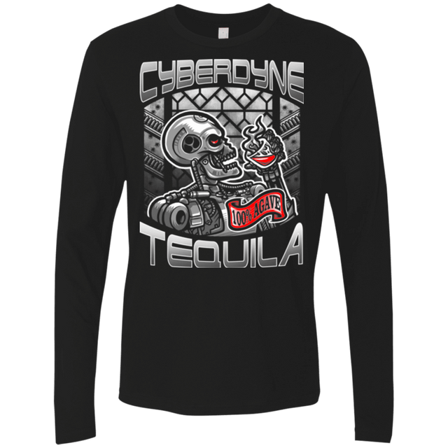 T-Shirts Black / Small Cyberdyne Whiskey Men's Premium Long Sleeve