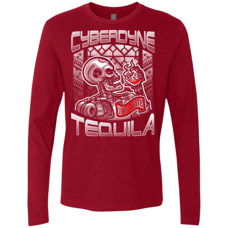 T-Shirts Cardinal / Small Cyberdyne Whiskey Men's Premium Long Sleeve