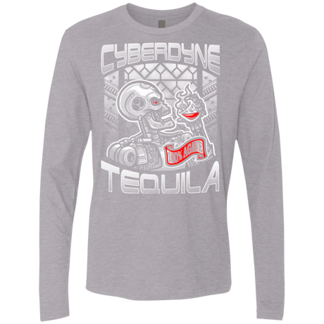 T-Shirts Heather Grey / Small Cyberdyne Whiskey Men's Premium Long Sleeve