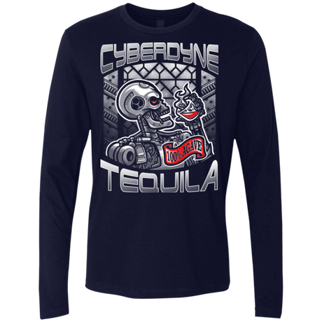 T-Shirts Midnight Navy / Small Cyberdyne Whiskey Men's Premium Long Sleeve