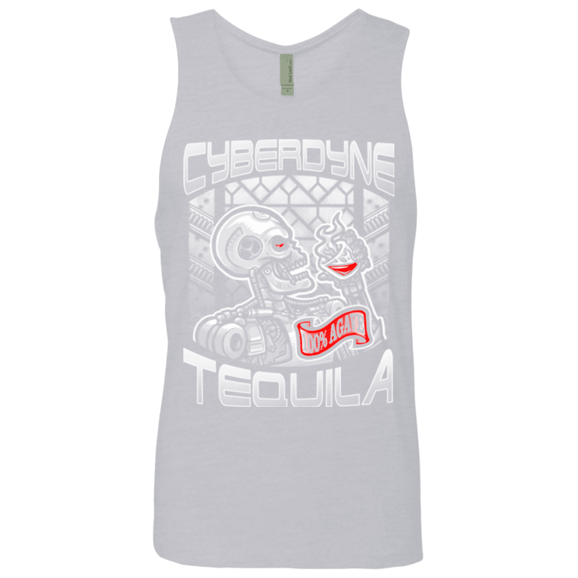 T-Shirts Heather Grey / Small Cyberdyne Whiskey Men's Premium Tank Top