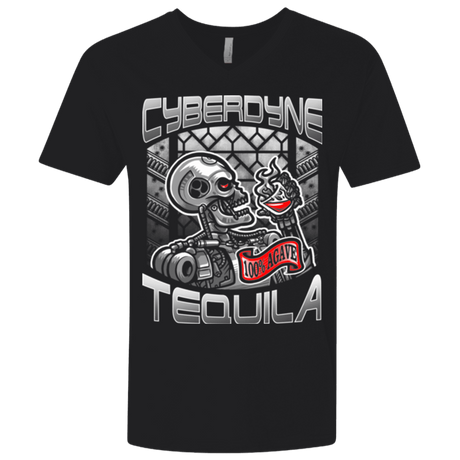 T-Shirts Black / X-Small Cyberdyne Whiskey Men's Premium V-Neck