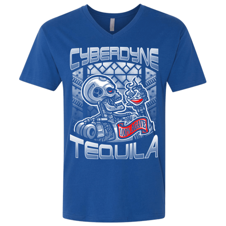 T-Shirts Royal / X-Small Cyberdyne Whiskey Men's Premium V-Neck