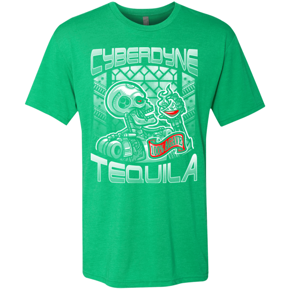 T-Shirts Envy / Small Cyberdyne Whiskey Men's Triblend T-Shirt