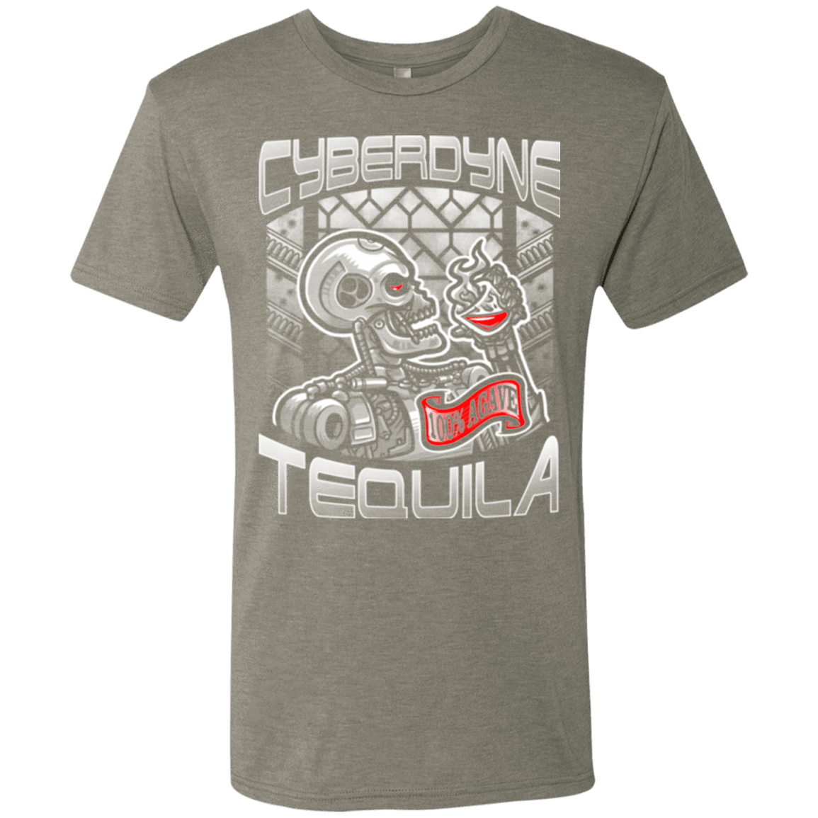 T-Shirts Venetian Grey / Small Cyberdyne Whiskey Men's Triblend T-Shirt
