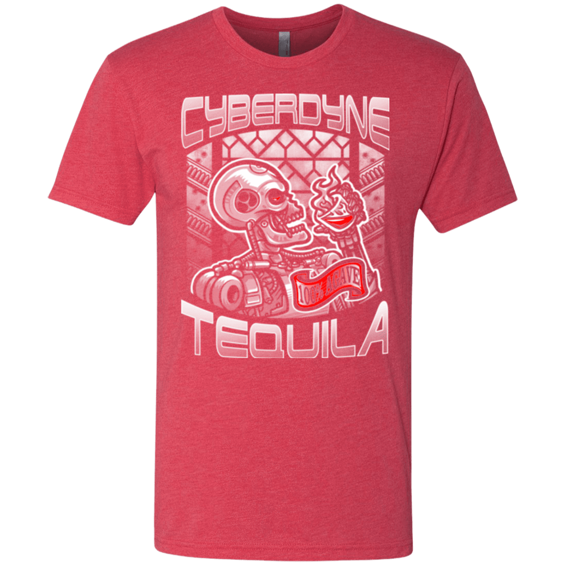 T-Shirts Vintage Red / Small Cyberdyne Whiskey Men's Triblend T-Shirt