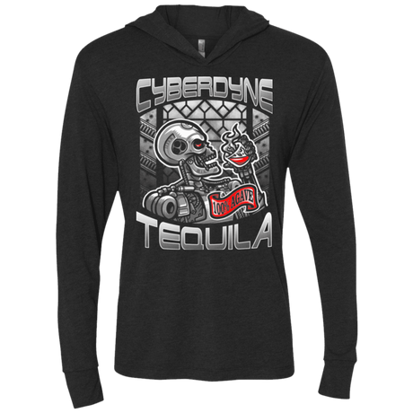 T-Shirts Vintage Black / X-Small Cyberdyne Whiskey Triblend Long Sleeve Hoodie Tee