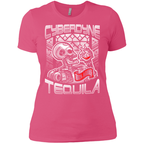 T-Shirts Hot Pink / X-Small Cyberdyne Whiskey Women's Premium T-Shirt