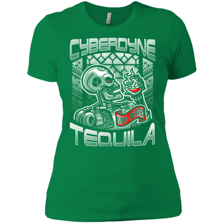 T-Shirts Kelly Green / X-Small Cyberdyne Whiskey Women's Premium T-Shirt