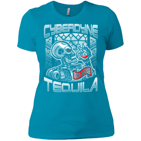 T-Shirts Turquoise / X-Small Cyberdyne Whiskey Women's Premium T-Shirt