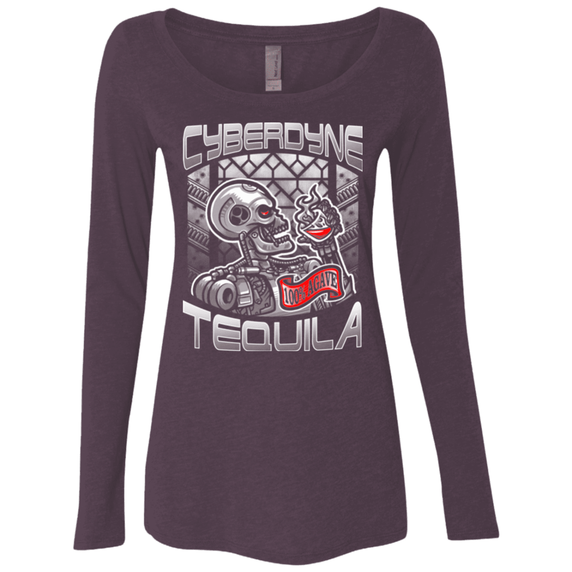 T-Shirts Vintage Purple / Small Cyberdyne Whiskey Women's Triblend Long Sleeve Shirt