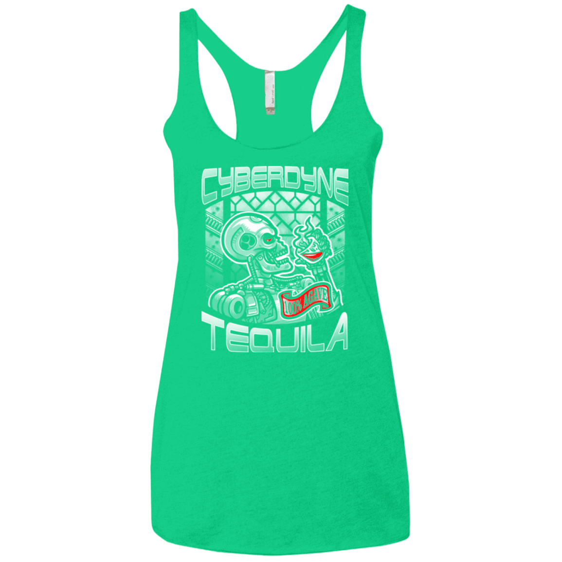 T-Shirts Envy / X-Small Cyberdyne Whiskey Women's Triblend Racerback Tank