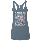 T-Shirts Indigo / X-Small Cyberdyne Whiskey Women's Triblend Racerback Tank