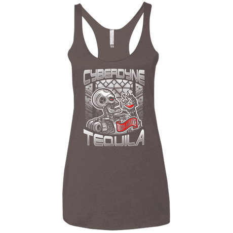 T-Shirts Macchiato / X-Small Cyberdyne Whiskey Women's Triblend Racerback Tank