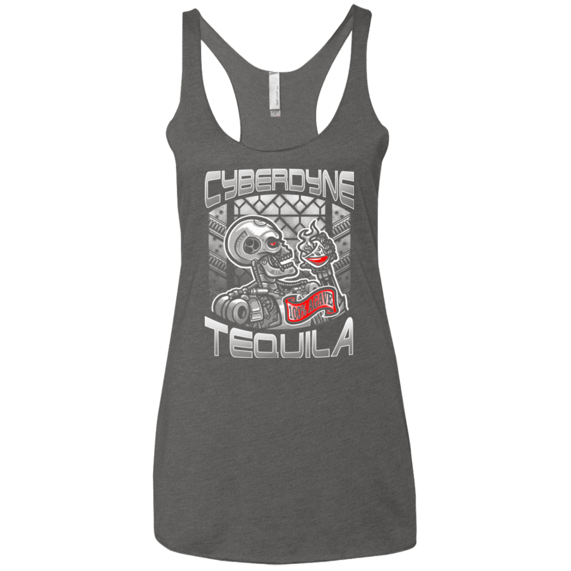 T-Shirts Premium Heather / X-Small Cyberdyne Whiskey Women's Triblend Racerback Tank
