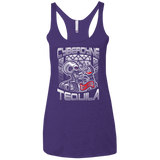 T-Shirts Purple / X-Small Cyberdyne Whiskey Women's Triblend Racerback Tank