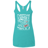 T-Shirts Tahiti Blue / X-Small Cyberdyne Whiskey Women's Triblend Racerback Tank