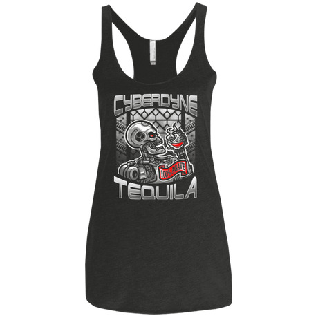 T-Shirts Vintage Black / X-Small Cyberdyne Whiskey Women's Triblend Racerback Tank