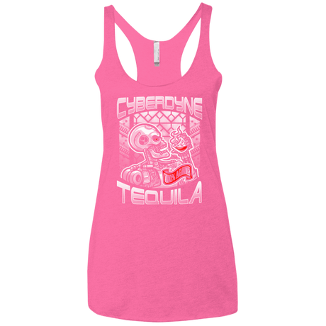 T-Shirts Vintage Pink / X-Small Cyberdyne Whiskey Women's Triblend Racerback Tank