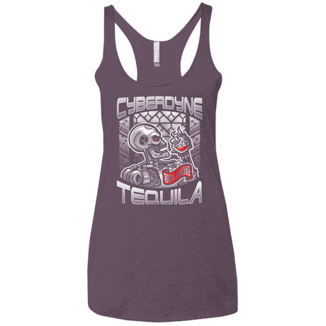 T-Shirts Vintage Purple / X-Small Cyberdyne Whiskey Women's Triblend Racerback Tank