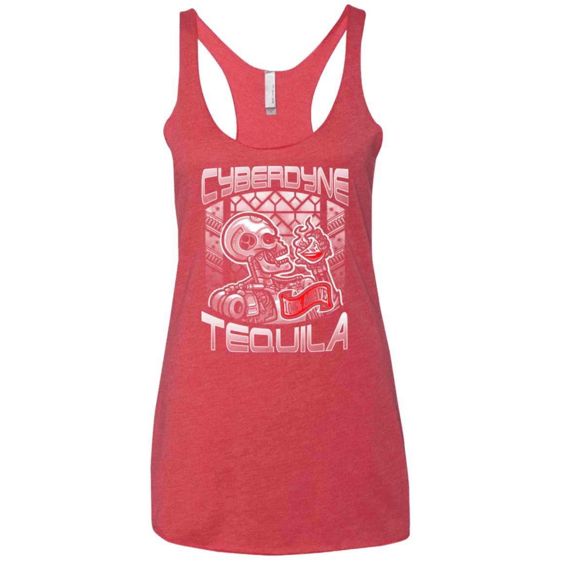 T-Shirts Vintage Red / X-Small Cyberdyne Whiskey Women's Triblend Racerback Tank