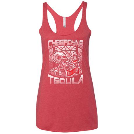 T-Shirts Vintage Red / X-Small Cyberdyne Whiskey Women's Triblend Racerback Tank