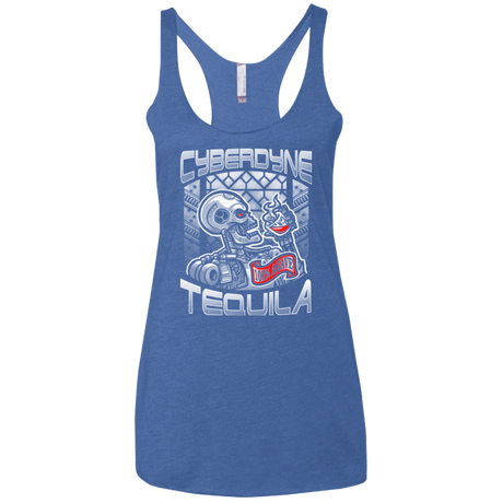 T-Shirts Vintage Royal / X-Small Cyberdyne Whiskey Women's Triblend Racerback Tank